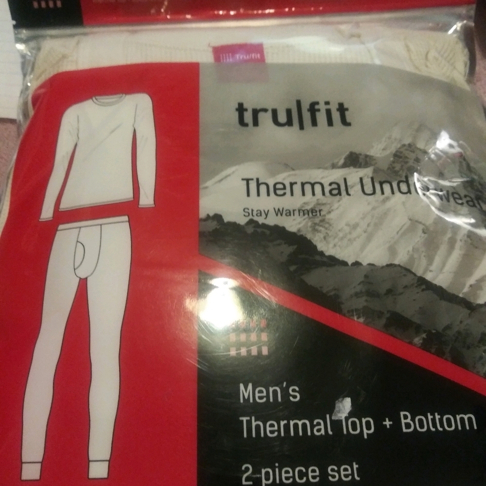 Mens 2 pc thermal underwear